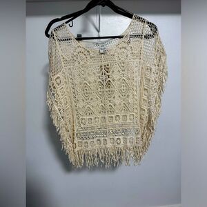 America Rag Crochet Top, Western Vibes, Vest S/M